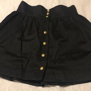 Womens H&M buttoned skirt-12